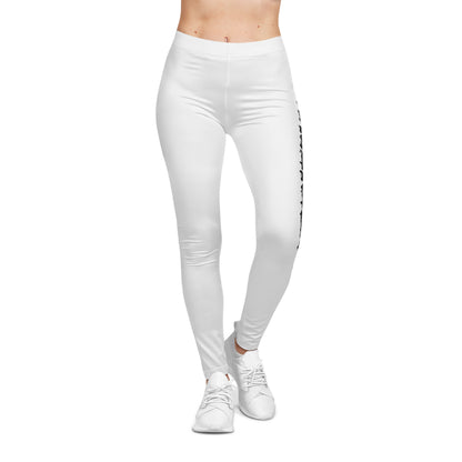 Women's "ZOMBIELAND" Casual Leggings (White)