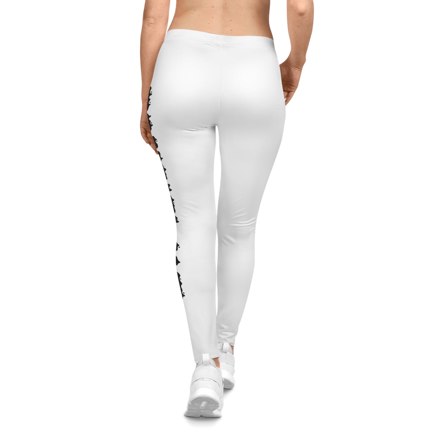 Women's "ZOMBIELAND" Casual Leggings (White)